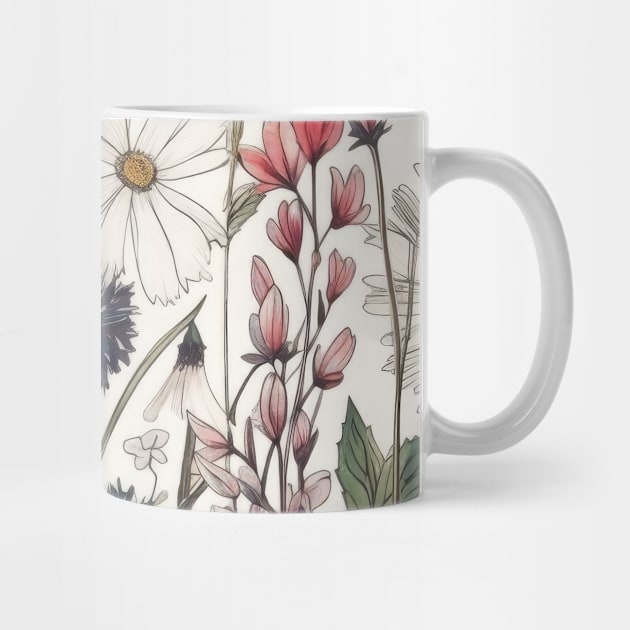 Wildflowers - Botanical Bliss 01 by Floral Decor Shop